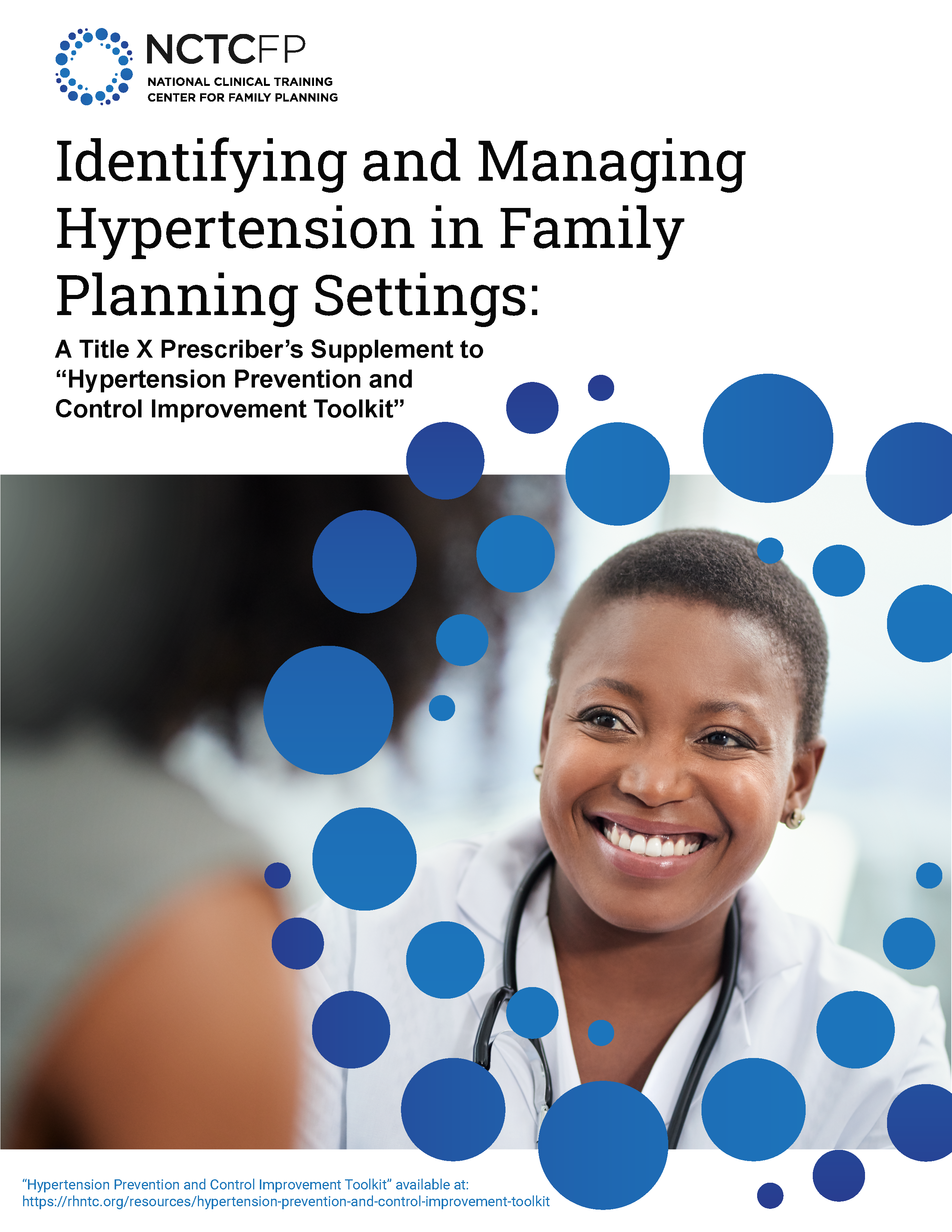 NCTCFP Identifying and Managing Hypertension in Family Planning Settings Prescribers Toolkit Page 01